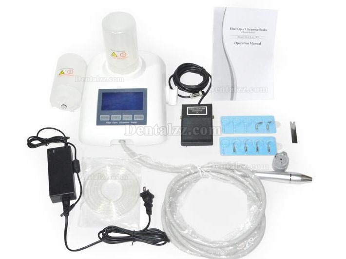 Dental LED Fiber Optic Piezo Ultrasonic Scaler YS-CS-A(V) EMS + 2 Water Bottle